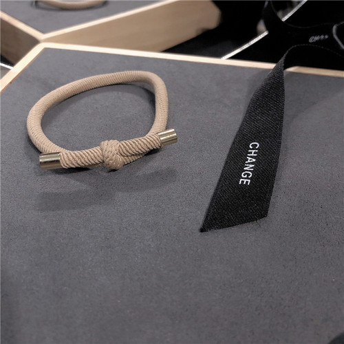 Korean Version Korean Personality Knot Metal Head Fresh Simple Rubber Band Hair Tie for Women Braiding Hair Accessory Wholesale