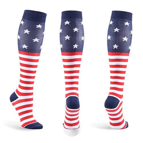Cross-border hot selling outdoor sports compression socks for men and women cycling socks Amazon long compression socks elastic socks wholesale
