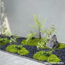 仿真苔藓室内软装微景观套装组合橱窗过道假青苔绿植造景布置装饰