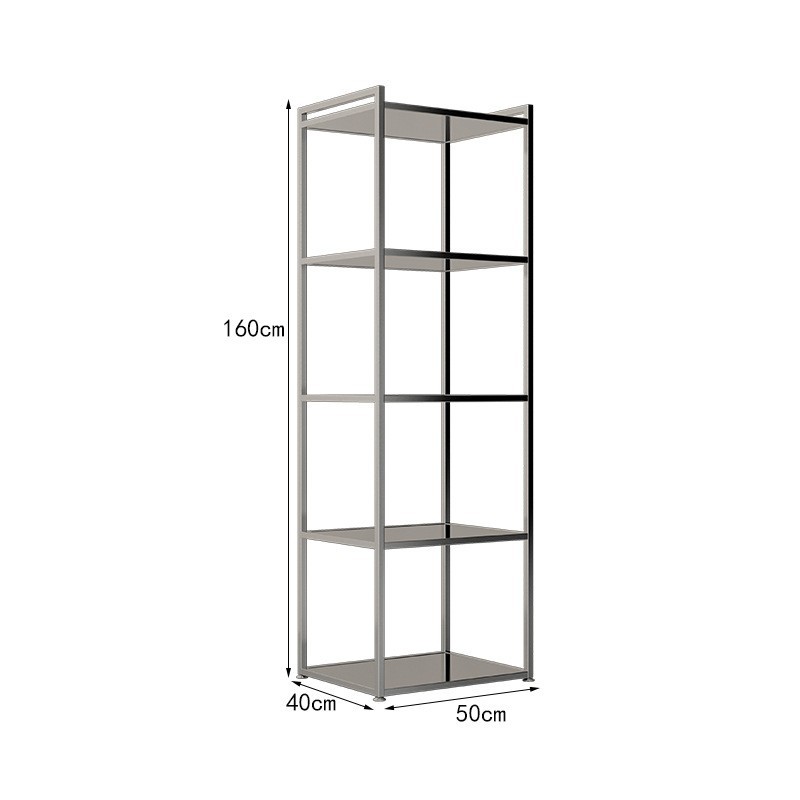 5 층 프레임 나노 실버 50*40*160cm