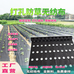 Orchard cutting anti-grass cloth degradable permeable breathable agricultural perforated non-woven fabric weeding cloth anti-grass non-woven fabric