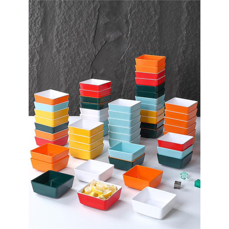 melamine dish square restaurant cold dish restaurant pickle dish bar KTV snack dish hot pot barbecue seasoning dish