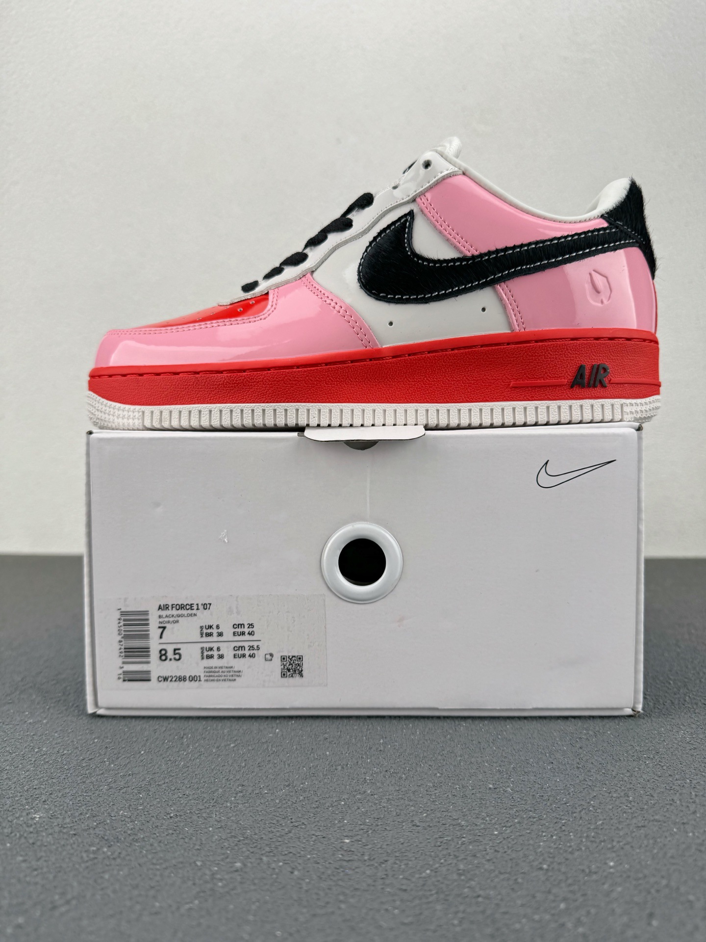 Zapatos Putian versión original de la fuerza aérea No. 1 en el extranjero marca conjunta de la cabeza de cuero en lugar de cojín de aire zapatillas deportivas para hombres y mujeres