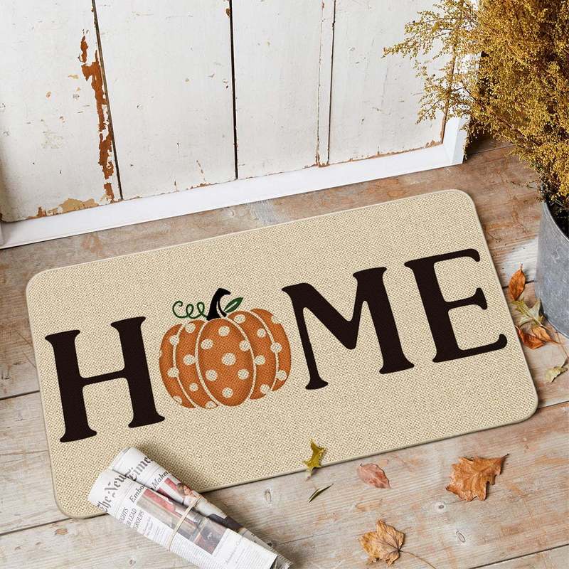 Amazon new Halloween floor mat cartoon pumpkin European and American entrance mat bathroom door mat