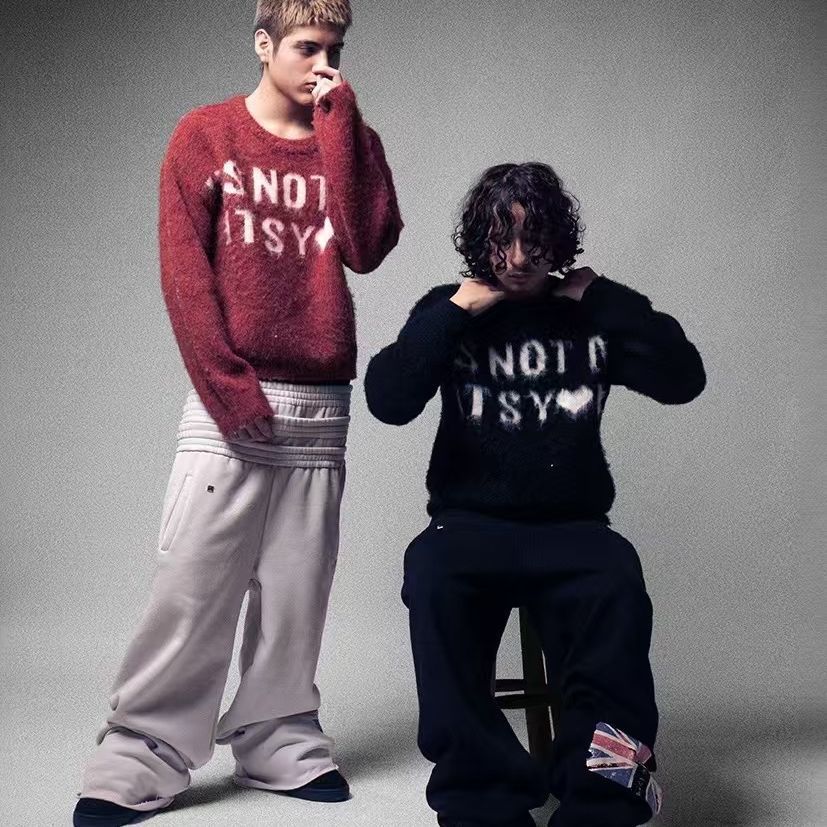 Europa y los Estados Unidos transfronterizos 2025 pantalones casuales de moda juvenil imprimido pantalones deportivos de bandera de moda pantalones cómodos de cintura alta pantalones largos
