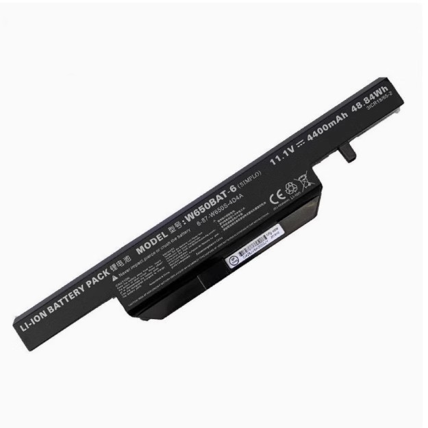 适用Hasee神舟州战神K650D-i7D2 K650D-i5D3 W650BAT-6全新电池