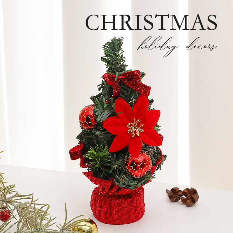 Nuevo mini árbol de Navidad decoración de escritorio de Navidad 20cm en stock al por mayor