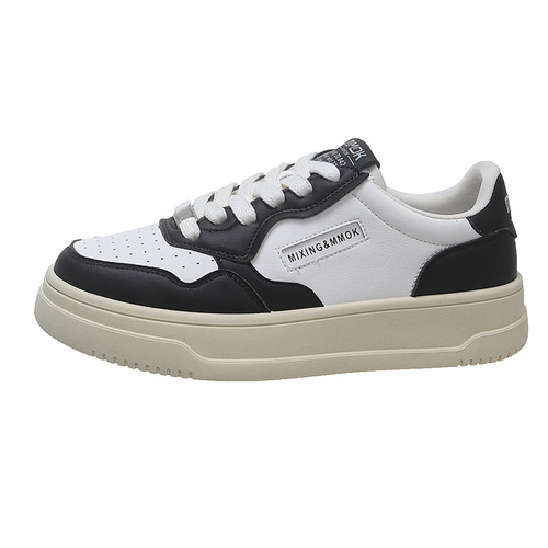 Women's Thick-soled Height-increasing White Shoes Autumn Comfortable Lightweight Versatile Sports Casual Panda Board Shoes Trendy and Versatile