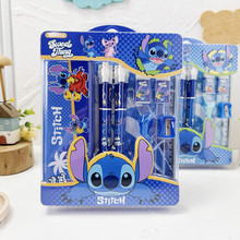 卡通动漫周边学习用品套盒儿童文具套装礼盒史迪仔笔盒三角板组合