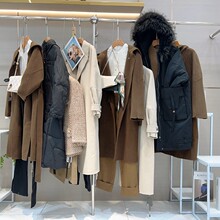 拉夏贝尔冬季品牌折扣羽绒服外套女装尾单清货衣服批发一手货源