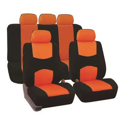 Car Seat Cover, Flat — Universal seat cover - orange-5-seats-universal