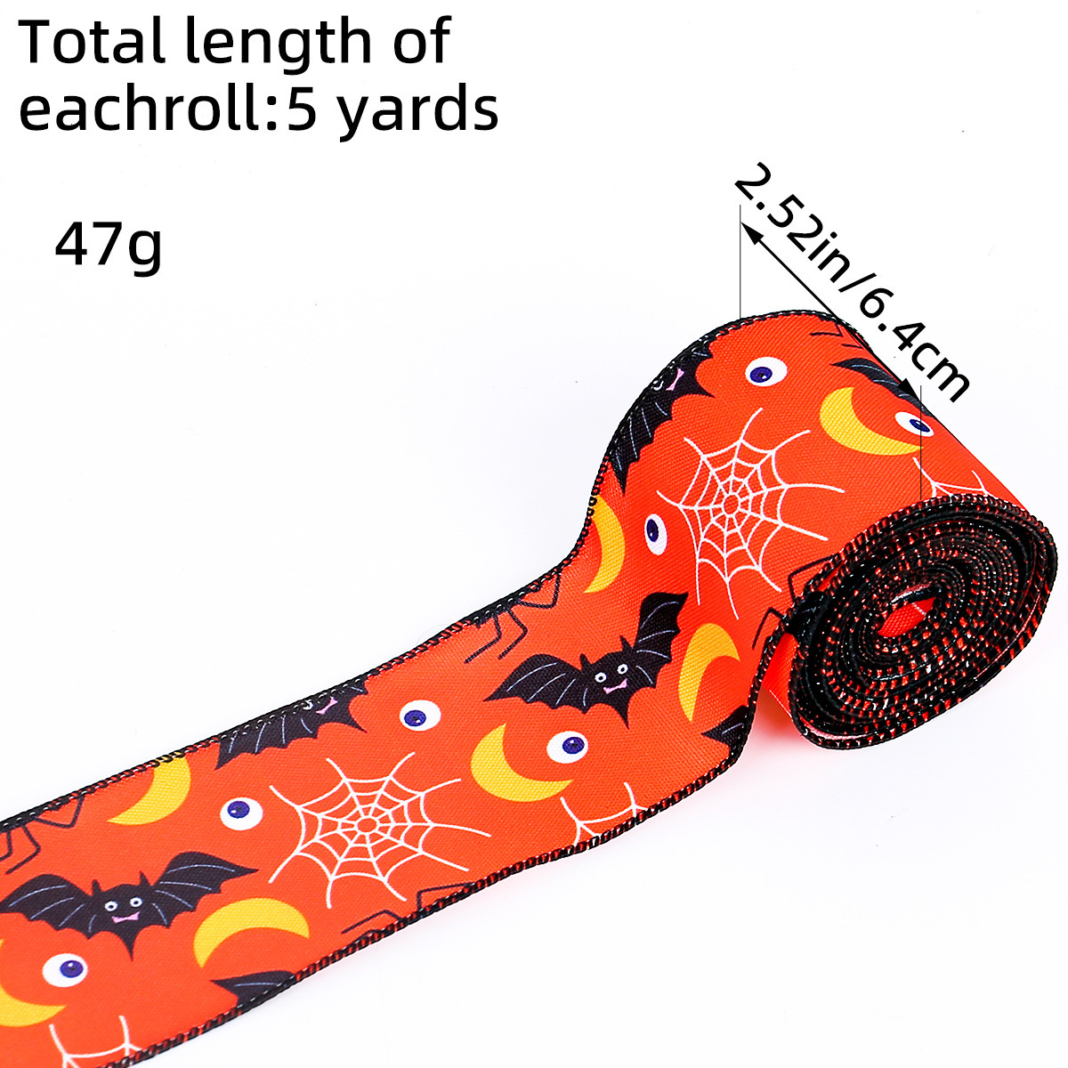 Creativo Halloween araña impresión cinta fantasma fiesta decoración cinta de color strip DIY decoración material cinta