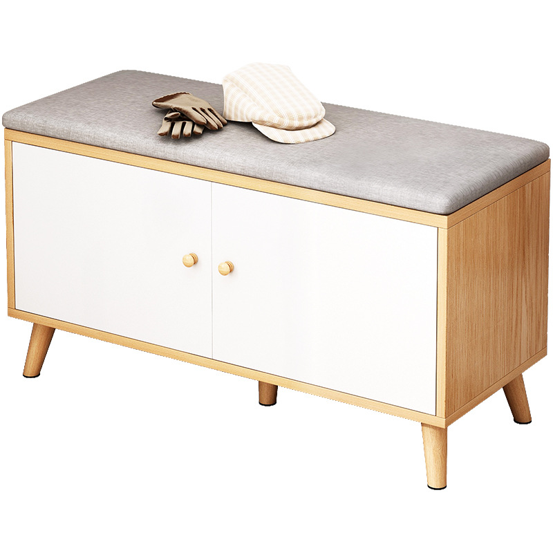 Taburete de cambio de zapatos, porta de asiento para zapatos, taburete de asiento para armario de zapatos multicapa, taburete de asiento integrado para el hogar, taburete de asiento para el hogar