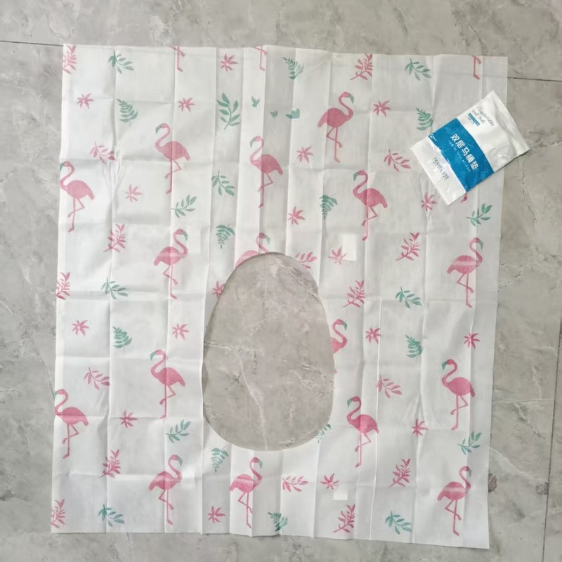 使い捨てトイレマット便器カバーを厚くして、旅行ホテルの汚れ防水トイレカバーを大きくします。|undefined