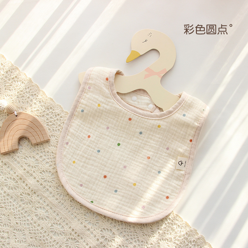 新型6層u型新生児口を囲む乳幼児の口タオル子供が食事をしている女性の赤ちゃんがミルクタオルを吐く|undefined
