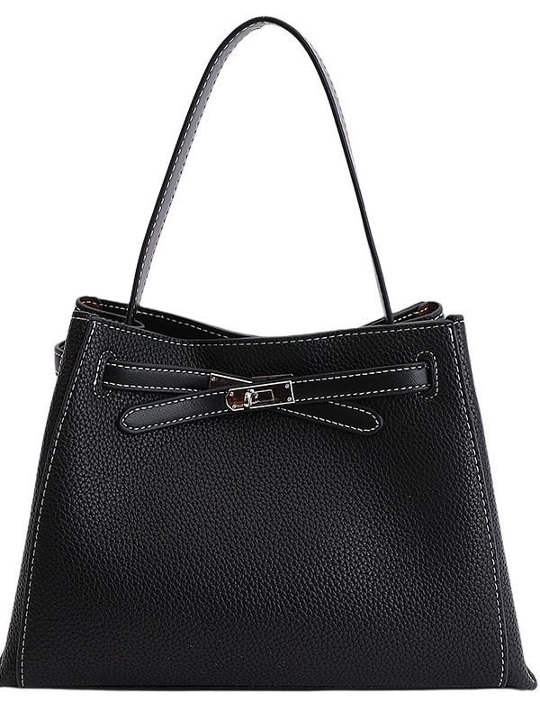 Bolso de textura alta, mujer, 2026 nuevo litchi, alta capacidad, lujoso viaje, mochila de hombro.