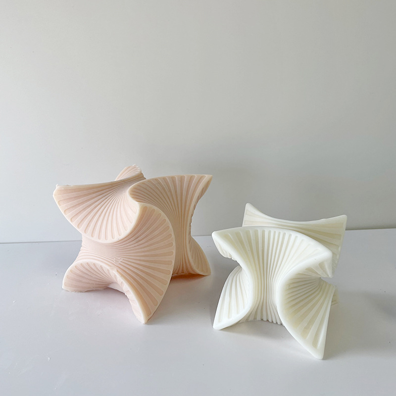 Geométrica aromaterapia vela molde de silicona DIY hecho a mano jabón difusor yeso decoración molde de silicona