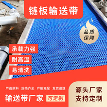 定制塑料链板输送带网带厂家 耐高温 耐磨食品级链板传送带输送带