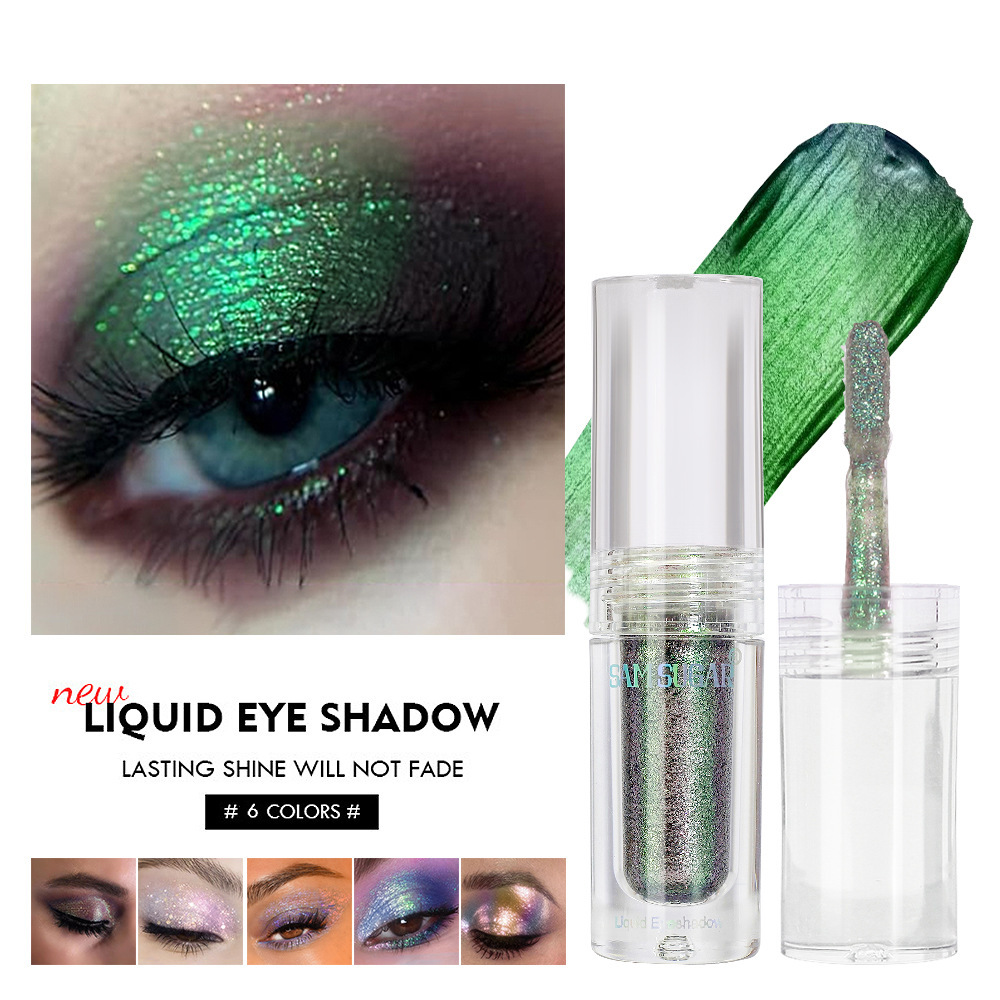 SAM SUGAR Chameleon Pearlescent Liquid Eyeshadow, Farbwechselnd, Aufhellend, Feiner Glitzer, Festtags-Look_voghion.com