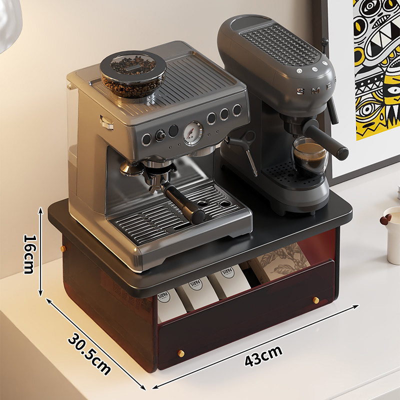 Estante Organizador para Cafetera y Tazas para Escritorio de Oficina