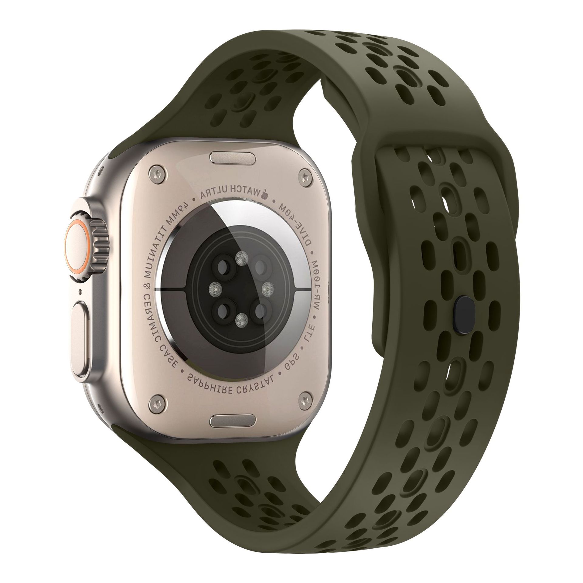 28g Weight Watch Strap Classification Silica Gel Material Mesh Pattern Casual Style Casual Mesh Watch Strap 19