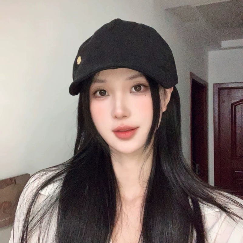 日系复古文艺棉麻前进帽女夏季薄百搭贝雷帽秋季透气报童帽画家帽|undefined