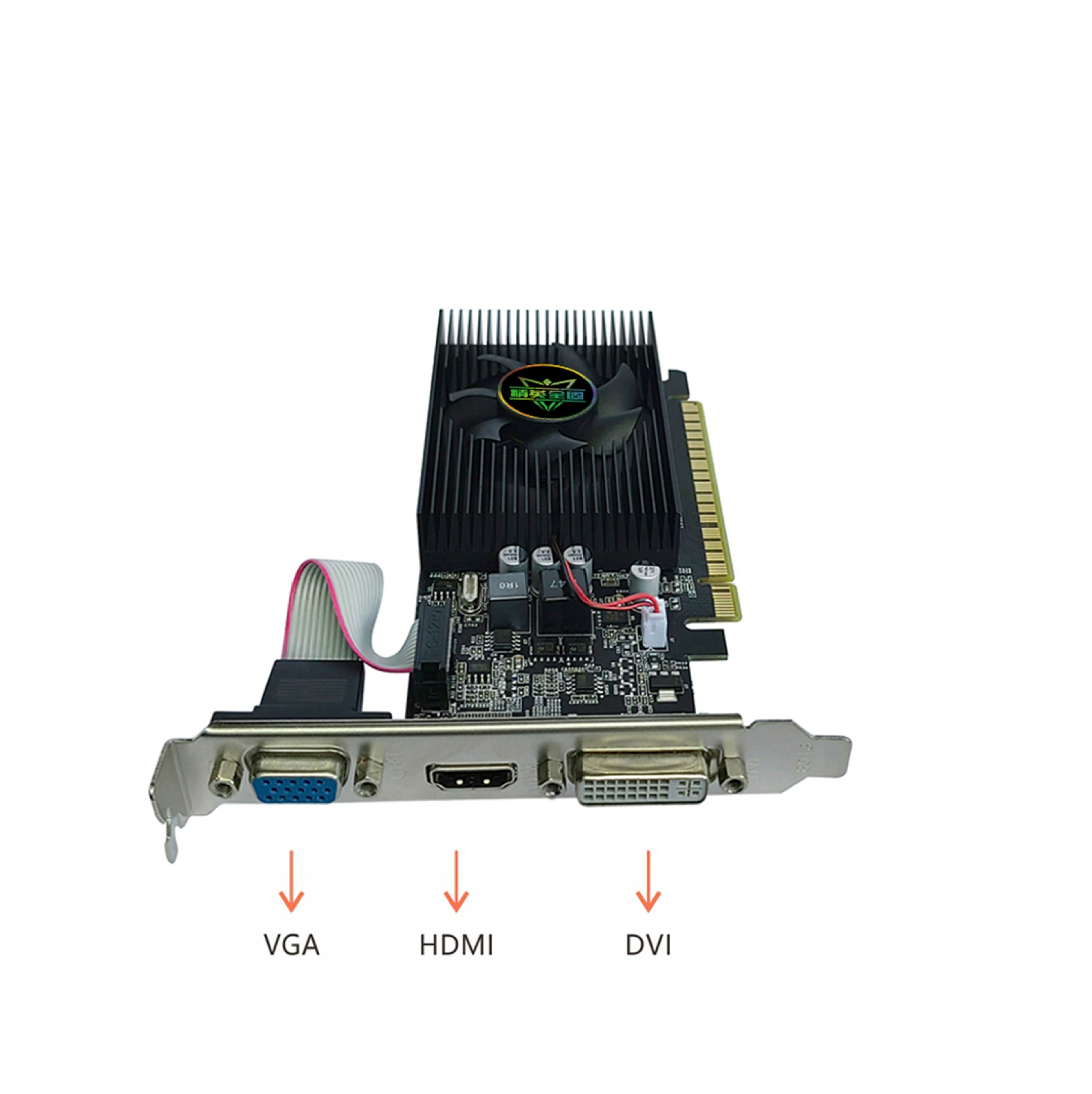 Элитная полностью твердотельная GTX730-2GBD3 LP «ножевая» карта — мини промышленная интегрированная видеокарта для компактных корпусов