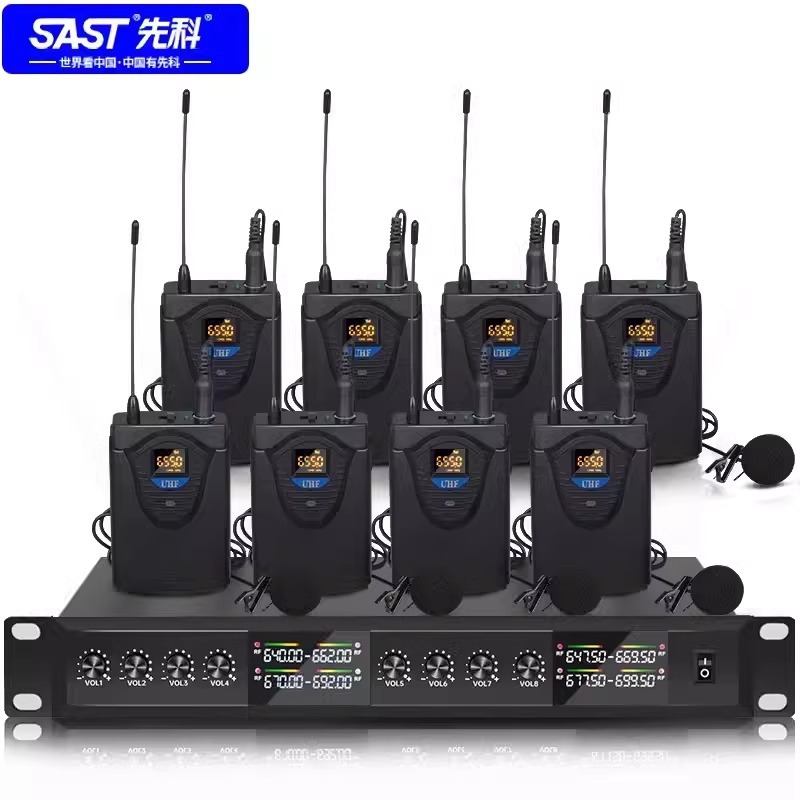 Micrófono inalámbrico OK - 12 para el hogar karaoke metal U segmento FM uno arrastrar dos micrófono de conferencia anti-aullante