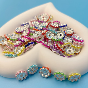 12mm��ɫ�����g����|Ƭ�A�������Ȧdiy��荸�Ƭ�鴮��P���
