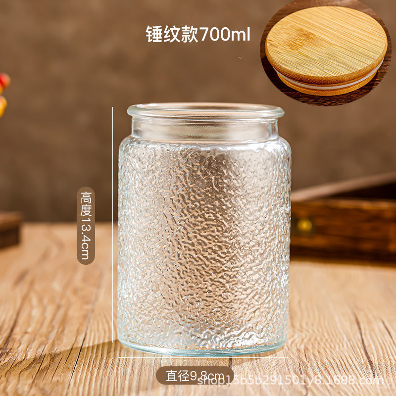 Chino retro Begonia flor vidrio sellado tarro caramelo snack tarro de almacenamiento frutos secos tuerca de almacenamiento tarro