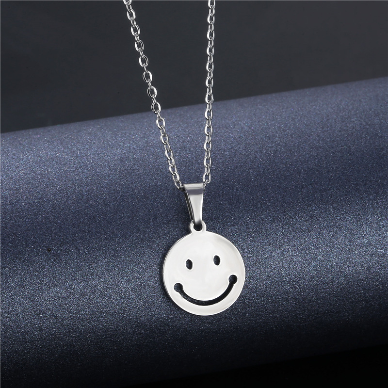 Wholesale Jewelry Stainless Steel Hollow Geometric Tag Necklace Nihaojewelry display picture 51