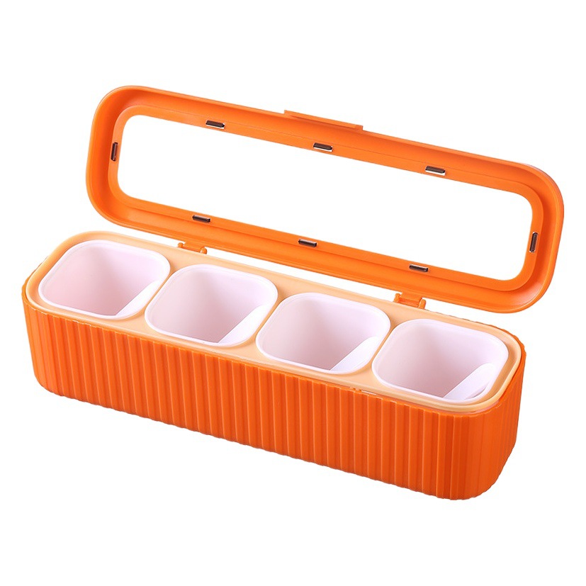 Caja de condimento traje hogar combinación condimento caja condimento botella condimento almacenamiento sal tarro condimento tarro nueva llegada