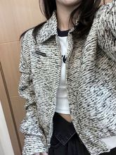 小香风短款外套女春秋2025新款设计感小众复古港风棒球服亚马逊