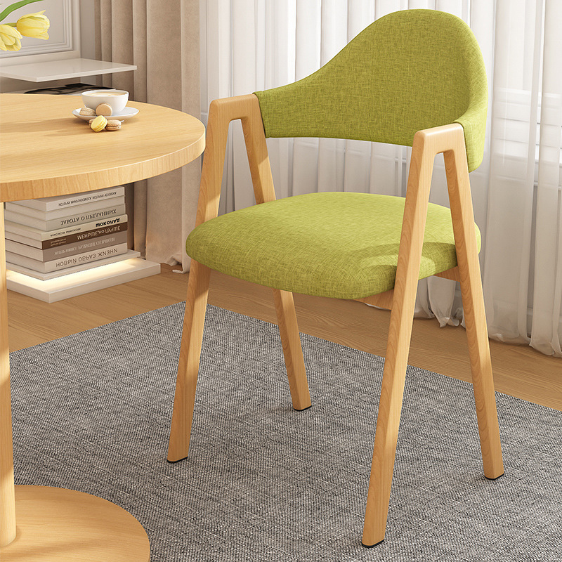 Nordic Dining Chair Home Modern Simple A- shaped Chair Restaurant Chair Backrest Iron Dining Table and Chair Bedroom Desk Stool
