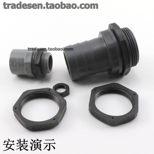 P616 nylon plastic nut, plastic hexagonal nut, hand-tightened pipe thread, plastic lock nut, fastening nut