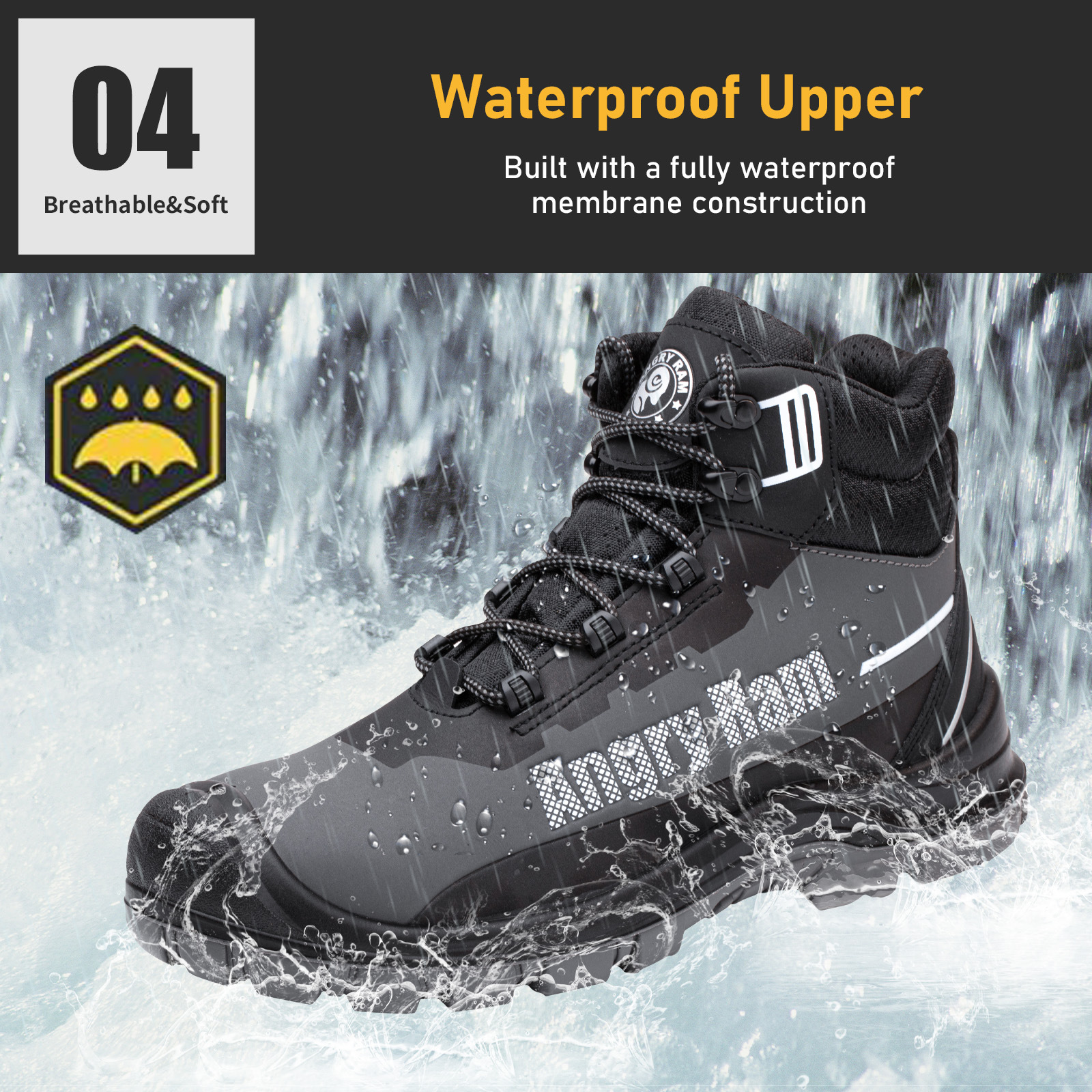 Męskie specjalne obuwie robocze, ochrona pracy dla mężczyzn i kobiet, całoroczne, wytrzymałe, odporne na uderzenia i przebicia, ocieplane, ze stalowym noskiem_voghion.com