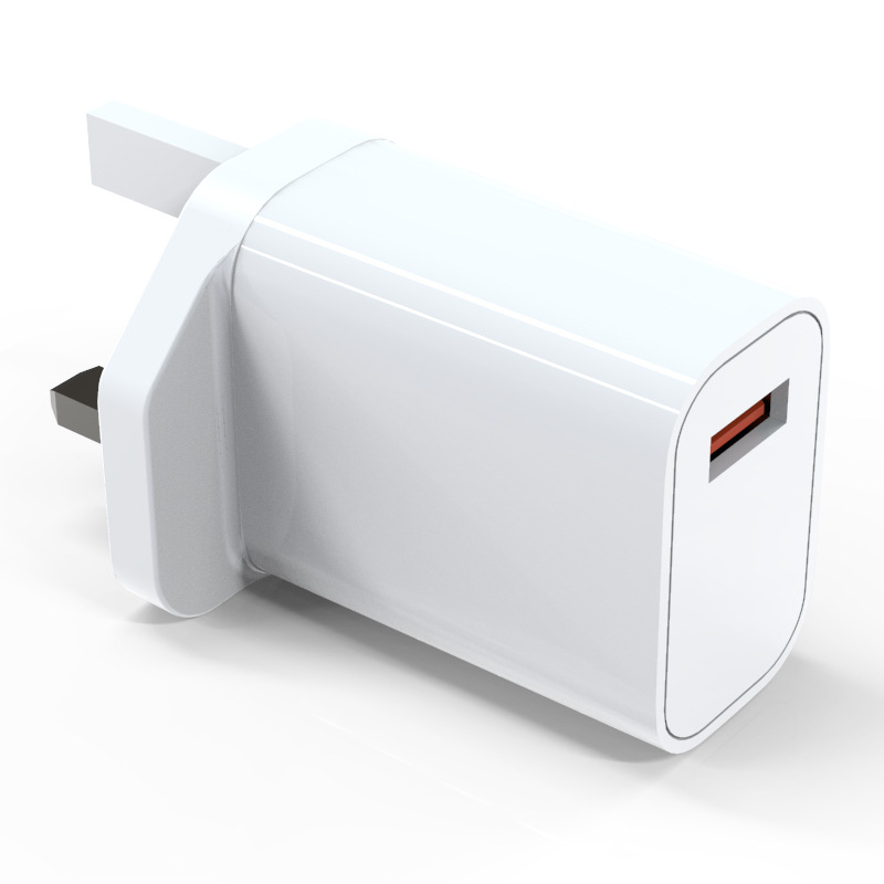 Qc25w cargador rápido estándar británico 30W cabeza de carga multifunción teléfono móvil UKCA certificado 27W carga rápida personalización de la cabeza