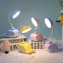 迷你充电led台灯学生寝室阅读灯 卡通软管折叠usb台灯床头小夜灯