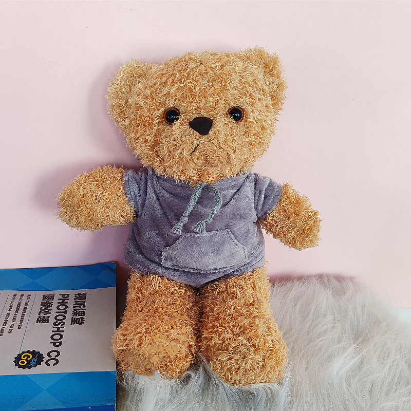 Lindo suéter oso muñeca peluche peluche oso muñeca regalo de cumpleaños máquina de captura muñeca al por mayor transfronteriza