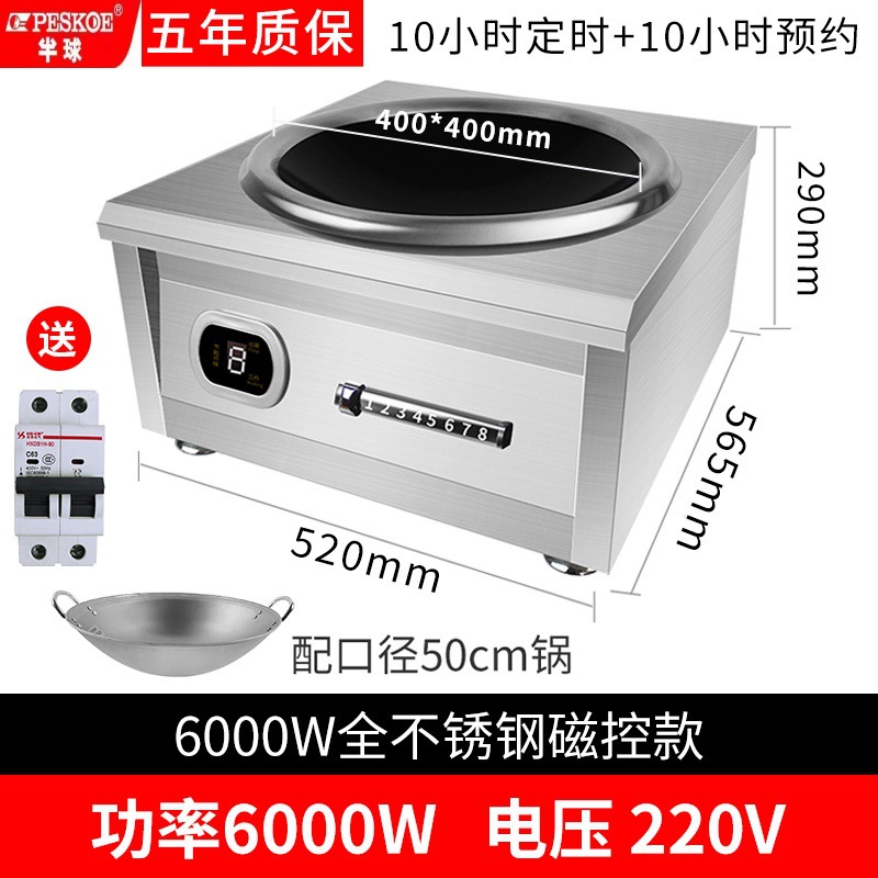 [220V] 6000W 오목형 올스틸 대형 바디(본체 내하중 150kg )