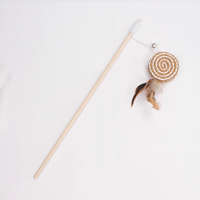 逗猫棒猫咪自嗨带铃铛幼猫耐咬可伸缩替换头逗猫玩具用跨境专供|undefined