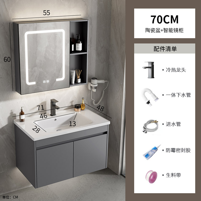 Mayorista espacio de aluminio tipo pared lavabo gabinete combinado cerámica baños de casa pequeña piscina lavabo hotel