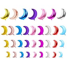 10寸18寸28寸36寸月亮气球瘦版月亮造型铝膜气球月牙弯月铝箔汽球