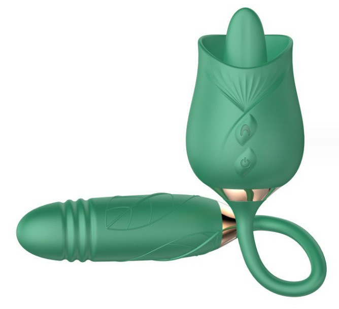 Tercera generación de lengua de lamida bolsa retráctil verde fluorescente