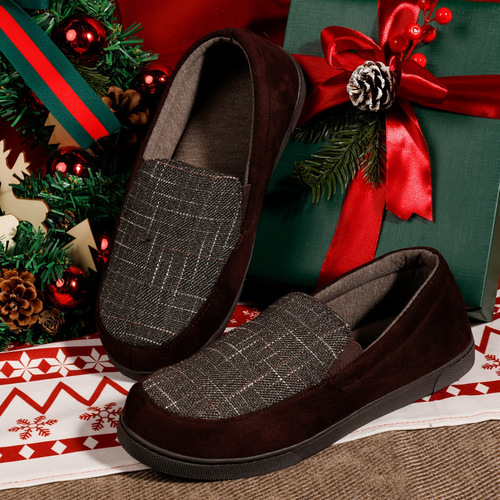 X 844 men's Memory Foam Slippers Comfortable Non Men's Memory