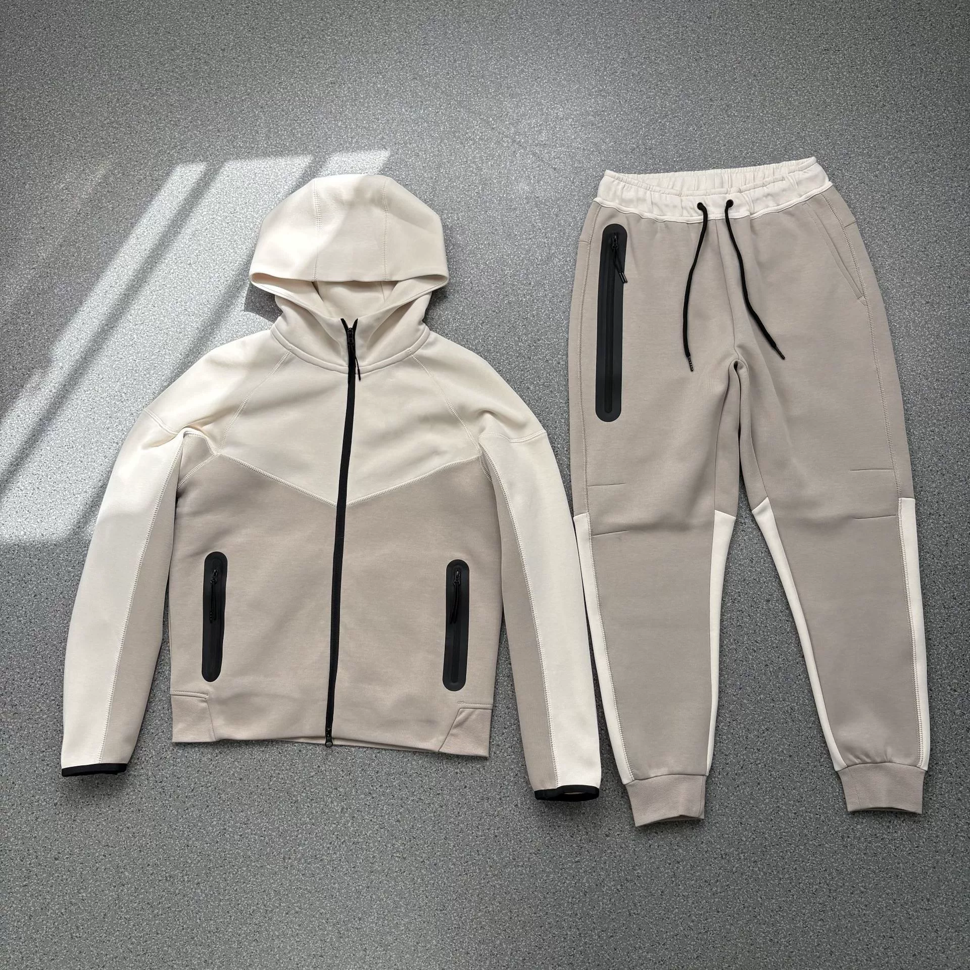 Sports and leisure suit Новая весна и осень куртка с капюшоном под давлением брюки спортивные и повседневные наборы