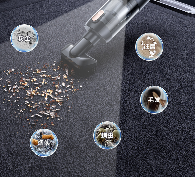 Wireless Car Vacuum Cleaner High Power Brushless Portable Charging Handheld Vacuum Cleaner Blow and Suction Dual Purpose Vacuum