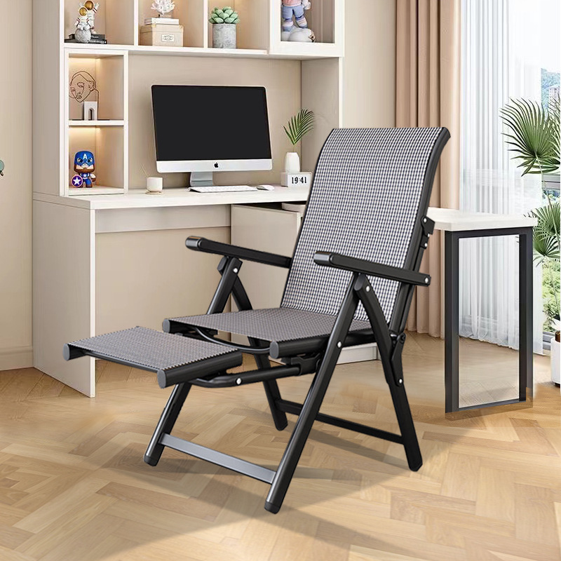 silla plegable de doble propósito silla de computadora doméstica silla de tela silla de oficina balcón silla de oficina plegable ajustable silla de oficina
