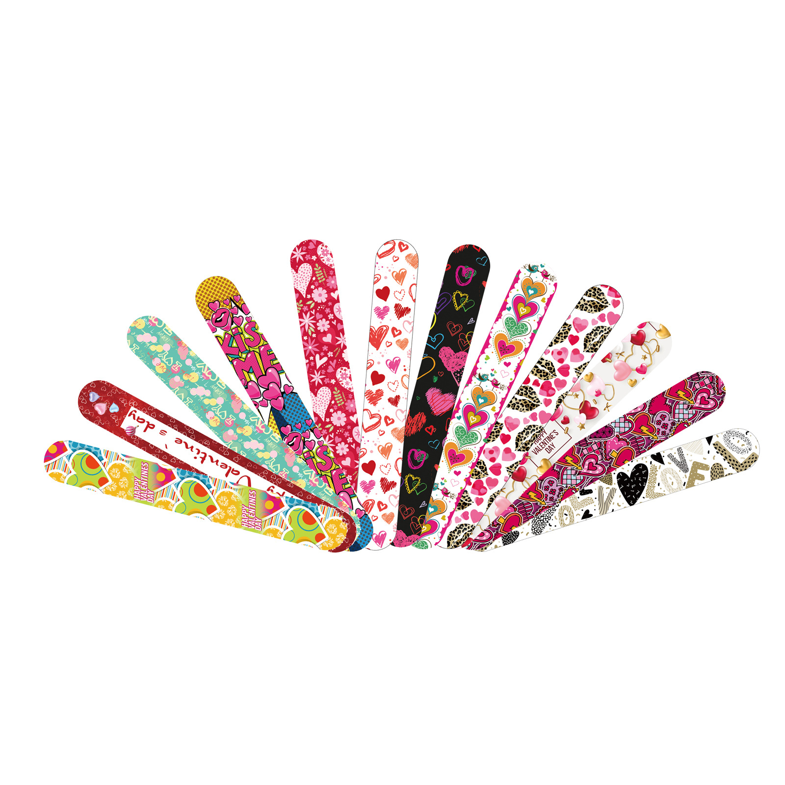 Nuevo día de San Valentín transfronterizo temático fiesta collar rosa amor arco iris brazalete de decoración