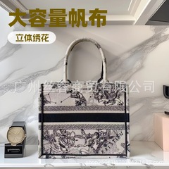 新品高品質白黒星座booktoteトートバッグ刺繍レディース女性カバン大容量手提げハンドバッグ